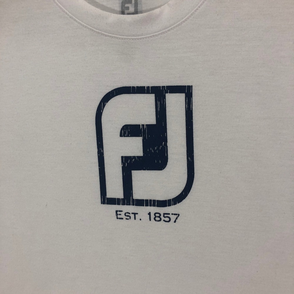 FootJoy Mens XL White The Ocean Course Hammock Beach Resort Logo T-Shirt FJ